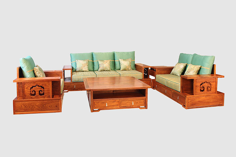 巴彦淖尔中式实木沙发简直太美了